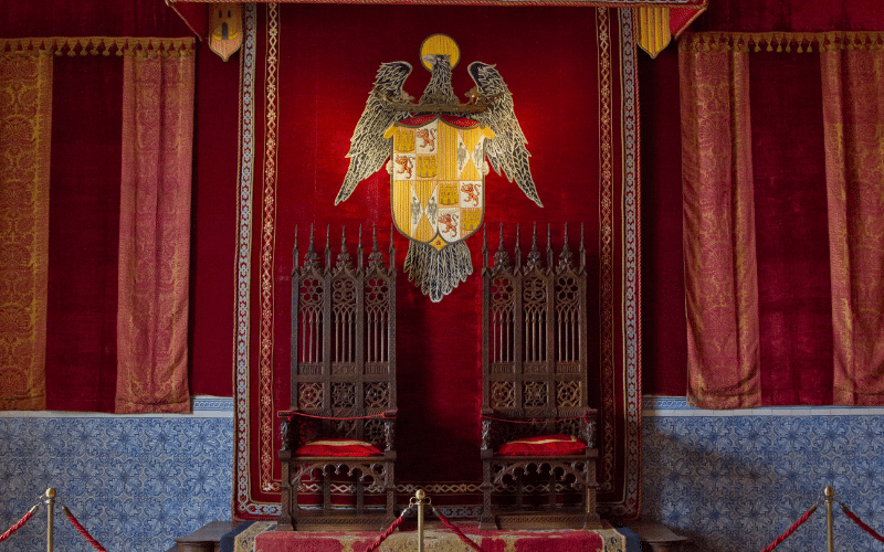 Sala del trono Alcázar de Segovia