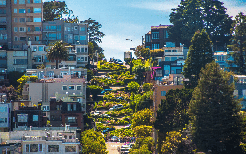 Calle Lombard en San Francisco, calles más bonitas