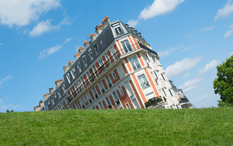 Los apartamentos inclinados de Montmartre