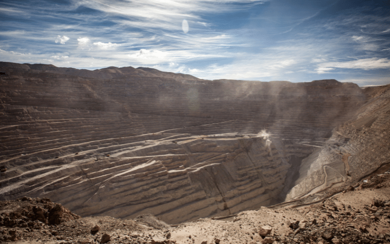 Mina de Chuquicamata, minas a cielo abierto