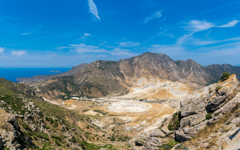 La isla volcánica de Nísiros, una de las joyas ocultas de Europa
