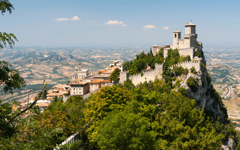 Una de las torres de San Marino
