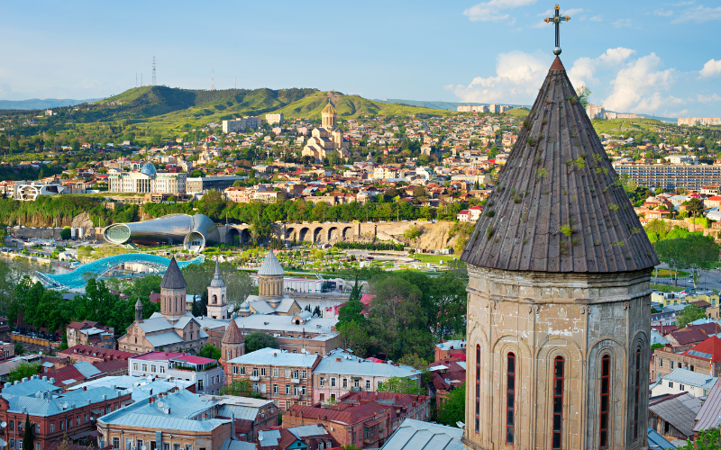 Tiflis desde arriba